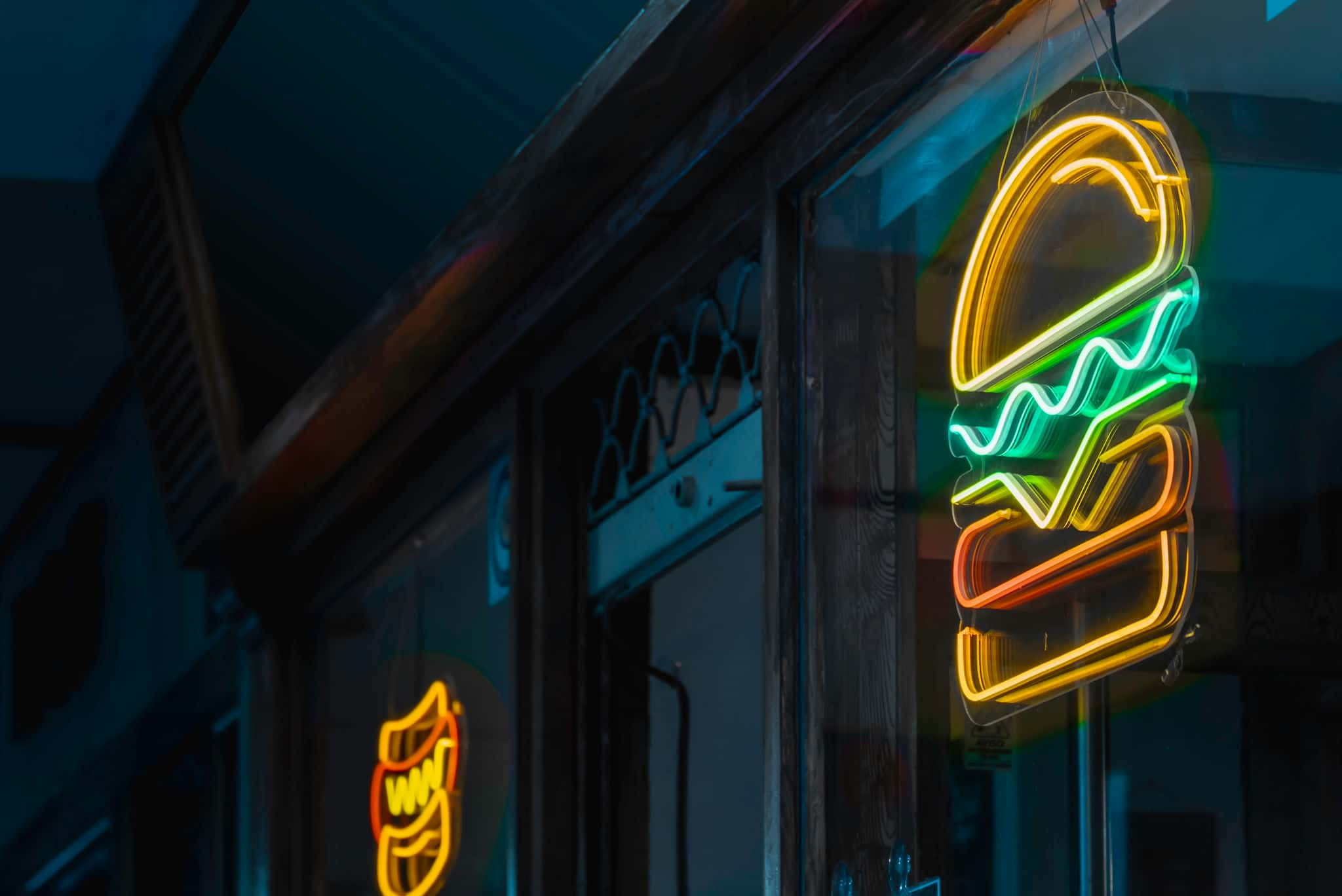 cafe bars neon